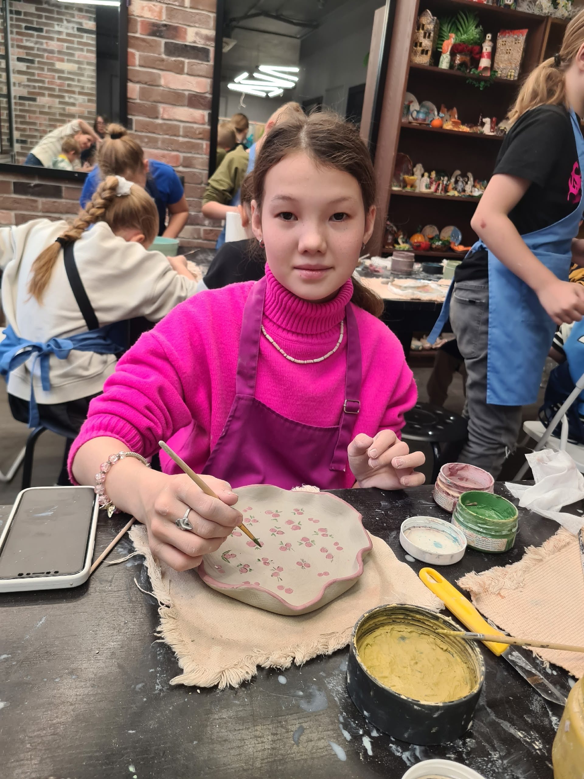 Юная участница мастер-класса